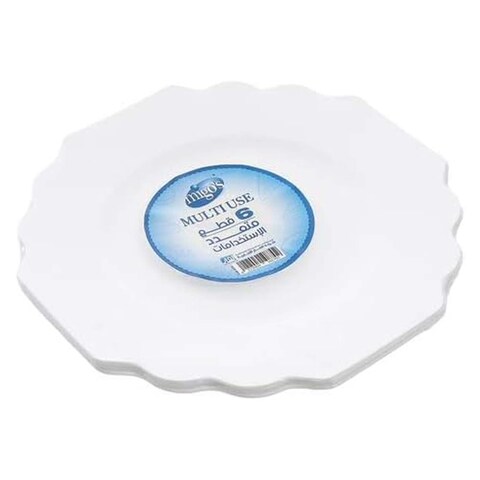 Migo&#39;s Round Plates for All Occasions - 28 Cm - 6 Plates