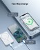 Baseus Magnetic Magsafe Power Bank Battery Pack 6000mAh Wireless Portable Charger PD 20W with USB C Cable for iPhone 14/13/12 Series, White