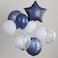 Blue, Navy &amp; Confetti Balloon Bundle