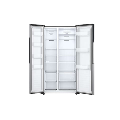 LG Side By Side Door Fridge GRFB587PQAM Silver 509L