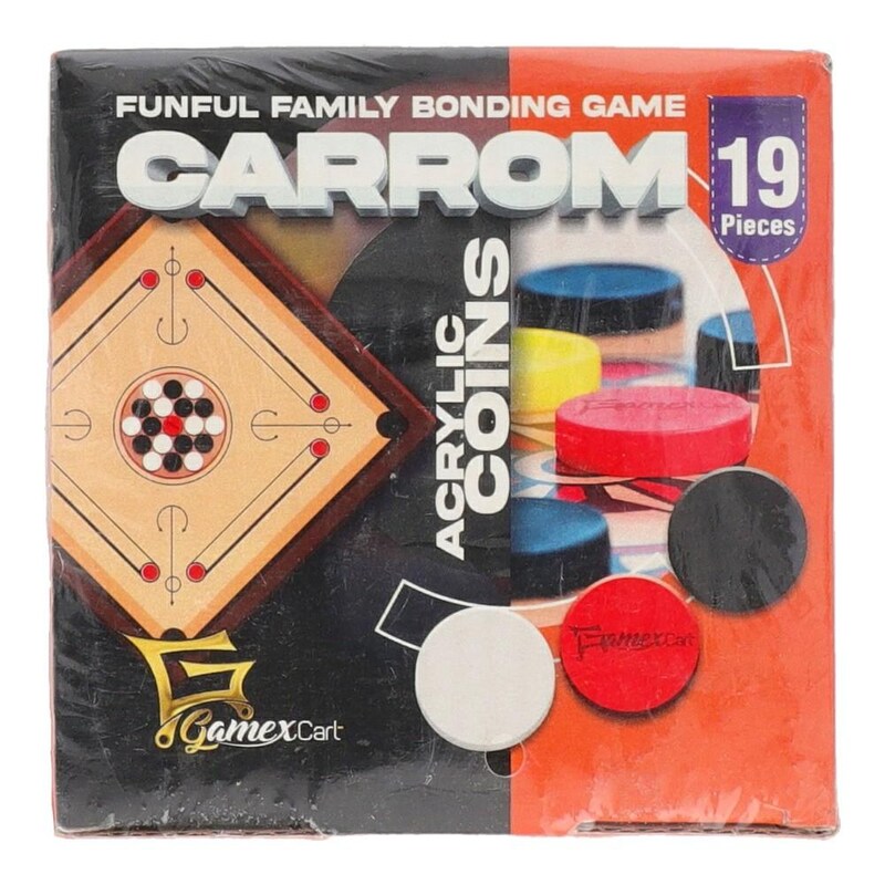Acrylic Carrom Coins 19 pcs