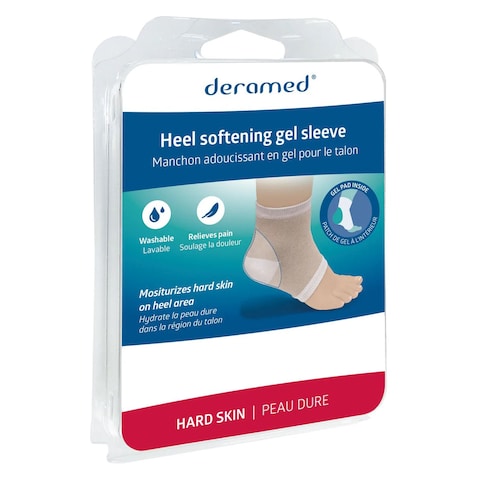 Deramed Heel Softening Gel Sleeve Beige