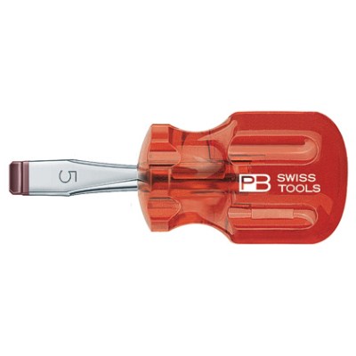PB Swiss Tools  135.4-30 Classic stubby screwdriver for slotted screws, size 4