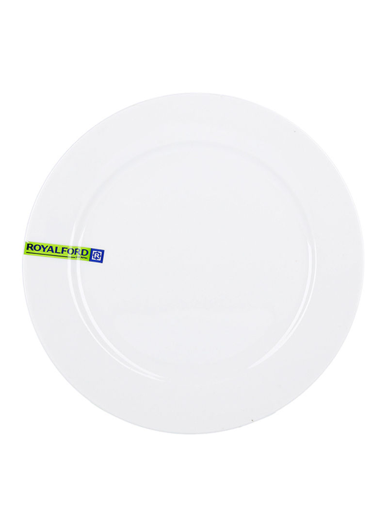 ROYALFORD Magnesia Flat Plate White 10.5inch