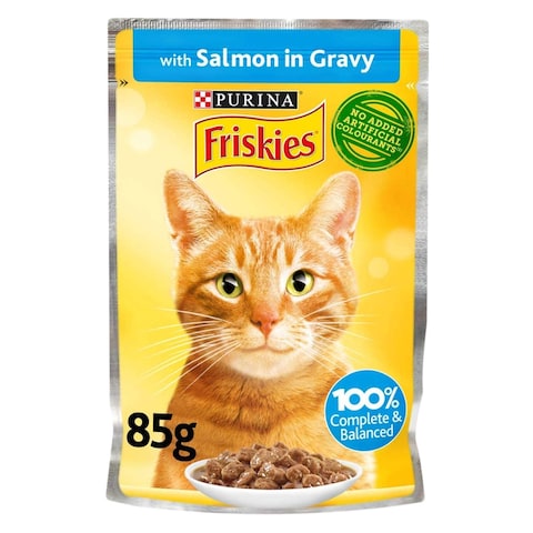 FRISKIES CAT SALMON GRAVY 85G