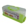 Feelings Bread Storage Box Green/Clear 36x16x13cm