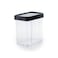 Gab Plastic Rectangular Canisters, Black, 450ml