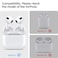 Spigen Ultra Hybrid designed for Airpods 3rd Generation Case with Keychain, Protective Clear Case for Airpods 3 case cover (2021) - Jet White