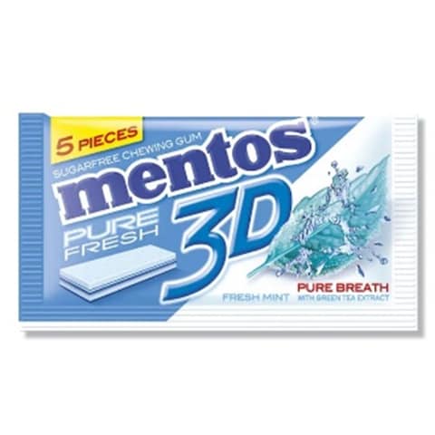 Mentos 3D Finseal Freshmint 5 Pieces