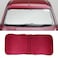 Car Sunshade Collapsible Auto Windshield Sunscreen Size : Medium 148 x 70 cm maroon