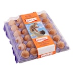 Buy Khaleej Farm Large Fresh Brown Eggs 30 PCS in UAE