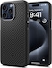 Spigen Core Armor designed for iPhone 15 Pro Max case cover - Matte Black