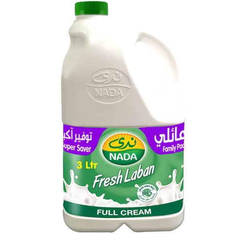 Buy Nada Full Cream Fresh Laban 3L in Kuwait