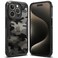 Ringke iPhone 15 Pro Case Cover, Fusion-X Series, Camo Black