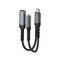 SEEKEN Type-C to 3.5mm Audio Jack Coverter -Black   Braided Cable   AUX   Premium Design   High-Quality.