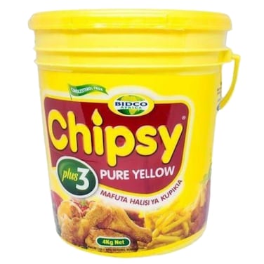 Bidco Chipsy Pure Yellow Vegetable Cooking Fat 4kg
