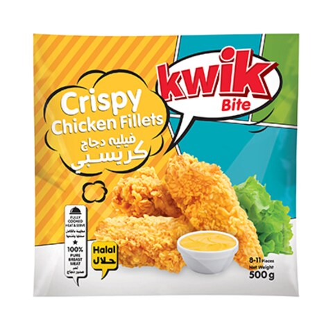 Kwik Bite Crispy Chicken Fillets 500GR