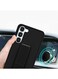 Samsung Galaxy S23 Plus Grip Case Magnetic Kickstand Cover with Foldable Hand Strap Black