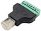 DOT Ethernet RJ45 Male Plug To Screw Terminal Block Adaptor