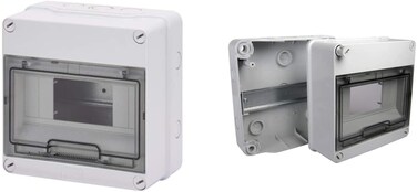 GEWISS GW40005 ENCLOSURE - WALLS WITH PERFORATION CENTRES - SURFACE-MOUNTING PRE-ARRANGED FOR TERMINAL BLOCK - 12M IP55 (250x250x135MM)