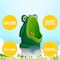 Generic-Baby urinal boy frog wall-mounted urinal child urinal boy standing child urinal green