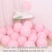 GRAND SHOP 50813 Pastel Colored Balloons, Pastel Party Decorations, Macaron Birthday Decorations for Girls, Pastel Baby Shower Decorations, Pastel Birthday Balloons Pink Color Pack of 50 Pcs