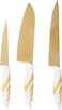 Royalford 3 Pcs Golden Titanium Knife