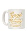 muGGyz Quote Printed Ceramic Coffee Mug White 11Ounce