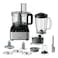 Braun 12-in-1 Food Processor FP 3235SI, 2.1 L, 800 W, Metal Design, Black