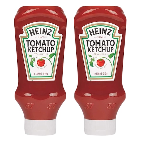 Heinz Tomato Ketchup 910g x Pack of 2