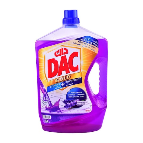 Dac Gold Multi-Purpose Disinfectant &amp; Liquid Cleaner Lavender 3L