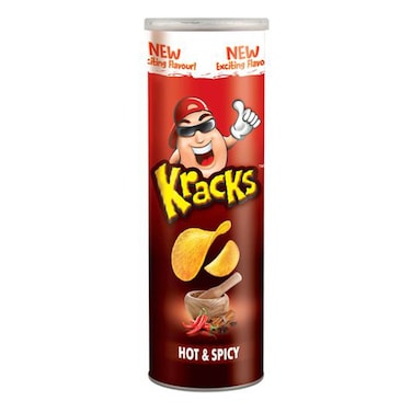 Kracks Hot And Spicy Chips 160G