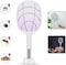 Generic Electric Fly Zapper 3000V, USB Fly Swatter Mosquito Killer Bug Zapper With 3-Layer Safety Mesh, Repellent Fly Racquet, No Chemicals, Ideal Choice For Home, Indoor And Outdoor Use