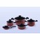 Tefal Prima Cooking Set Red Pack of 9