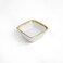 Porceletta Ivory H232Mocha 7x7 cm Square Dish