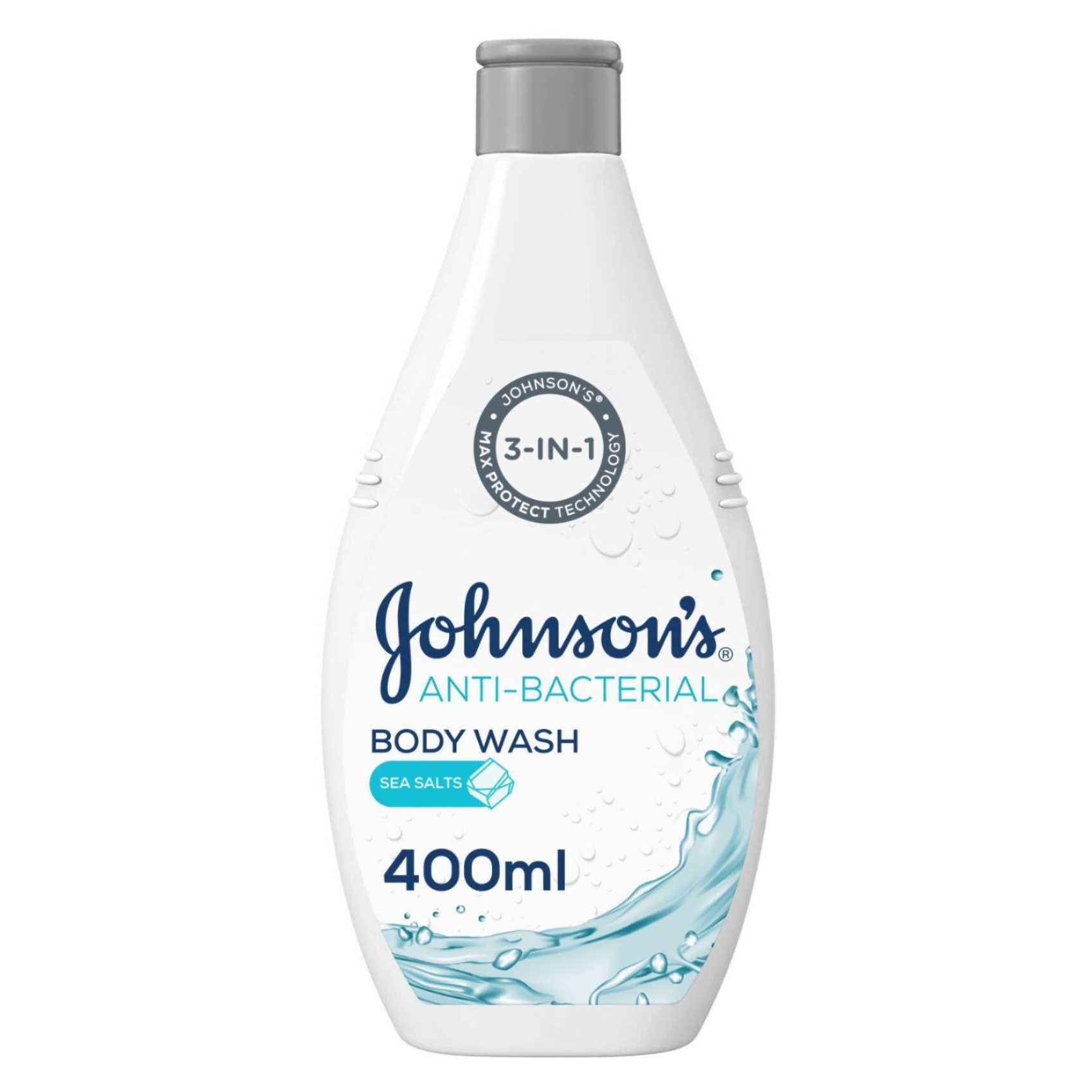 جونسون غسول الجسم المضاد للبكتيريا بأملاح البحر 400 ملل