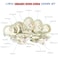 XIANGYU Dinner Set Porcelain Gold, 115pcs tea set; 10'5 flat plate- (12) , 8' soup plate- (12) 8' flat plate- (12), 7'5 flat plate- (12) 6' salad bowl- (12), 'tea pot (1set)- (2) Tea cup/Saucer(12set)