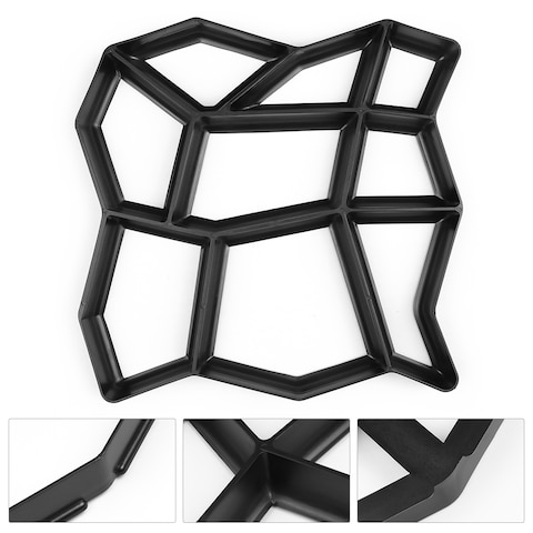 Generic-Paving Path Border Maker Path Molder Reusable Concrete Cement Stone Design Paver Walk Mould DIY Reusable Concrete Brick Mold