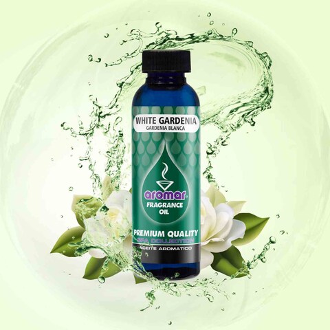 Aromar Spa Collection Fragrance Oil White Gardenia Clear 65ml