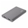 PQI metallic 12000CV power bank, 12000 mAh, Dual USB, Silver