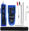 Multi-function Network Cable Tester RJ45 RJ11 Wire Ethernet Tracer Remote Toner Tool Kit with Bag Probe Audio Tone for LAN CAT5 CAT6 Tracker Underground Telephone Line Finder Speed Check Home Repair