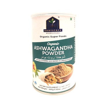 Rootstock Organic Super Foods Ashwagandha Powder 100gr