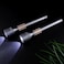 Geepas 2 Pcs Rechargeable Water Proof LED Flashlight - 3000 mAh Super Bright Light Rechargeable Flashlight, Aluminum Body, Water Proof, Highly Durable CREE LED Lights