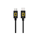 National Geographic Type C Cable 1.2M USB C Cable Fast Charging Compatible Basic USB Cable -Black