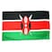 FLAG 35X23 KENYA 90 X 60 0906 KENYA