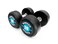 Dawson Sports' Power 100 Rubber Dumbbells - 20kg - Pair