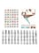 Generic 106-Piece Cake Decorating Turntable Set Multicolour