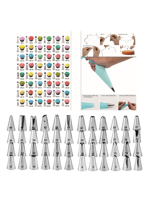 Generic 106-Piece Cake Decorating Turntable Set Multicolour