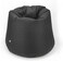 Luxe Decora Fabric Bean Bag Cover Only (XL, Black)