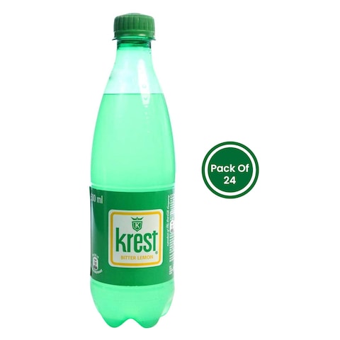 Krest Bitter Lemon Soda 500ml x Pack of 24